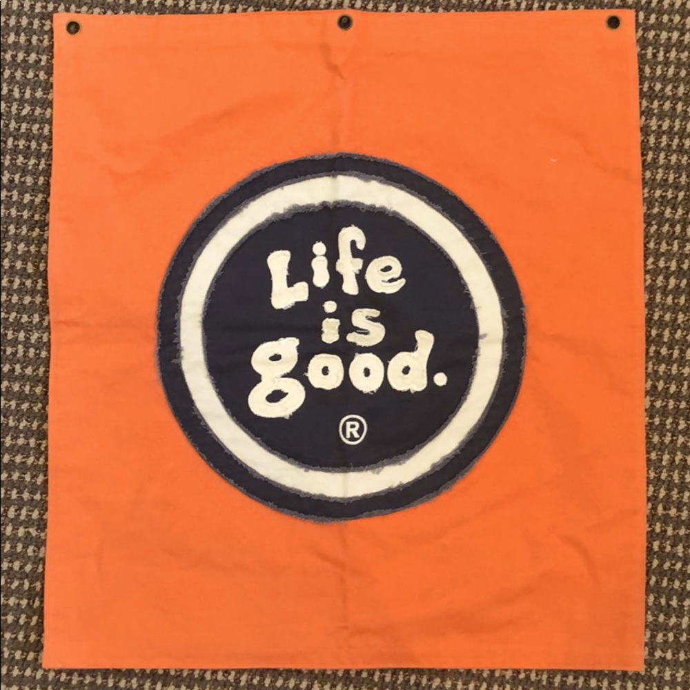 “Life is Good”Wall Cotton Canvas Wall Hanging
